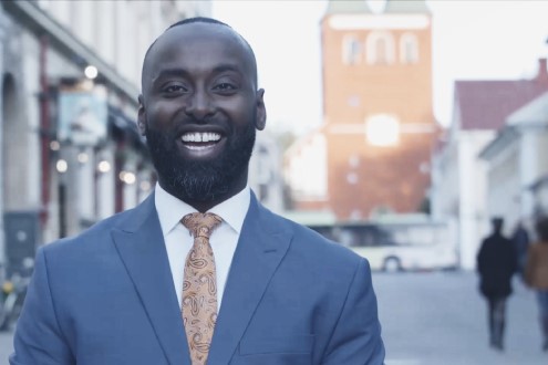 Mohammed Bashir Abdi, arbetsförmedlare i Växjö.