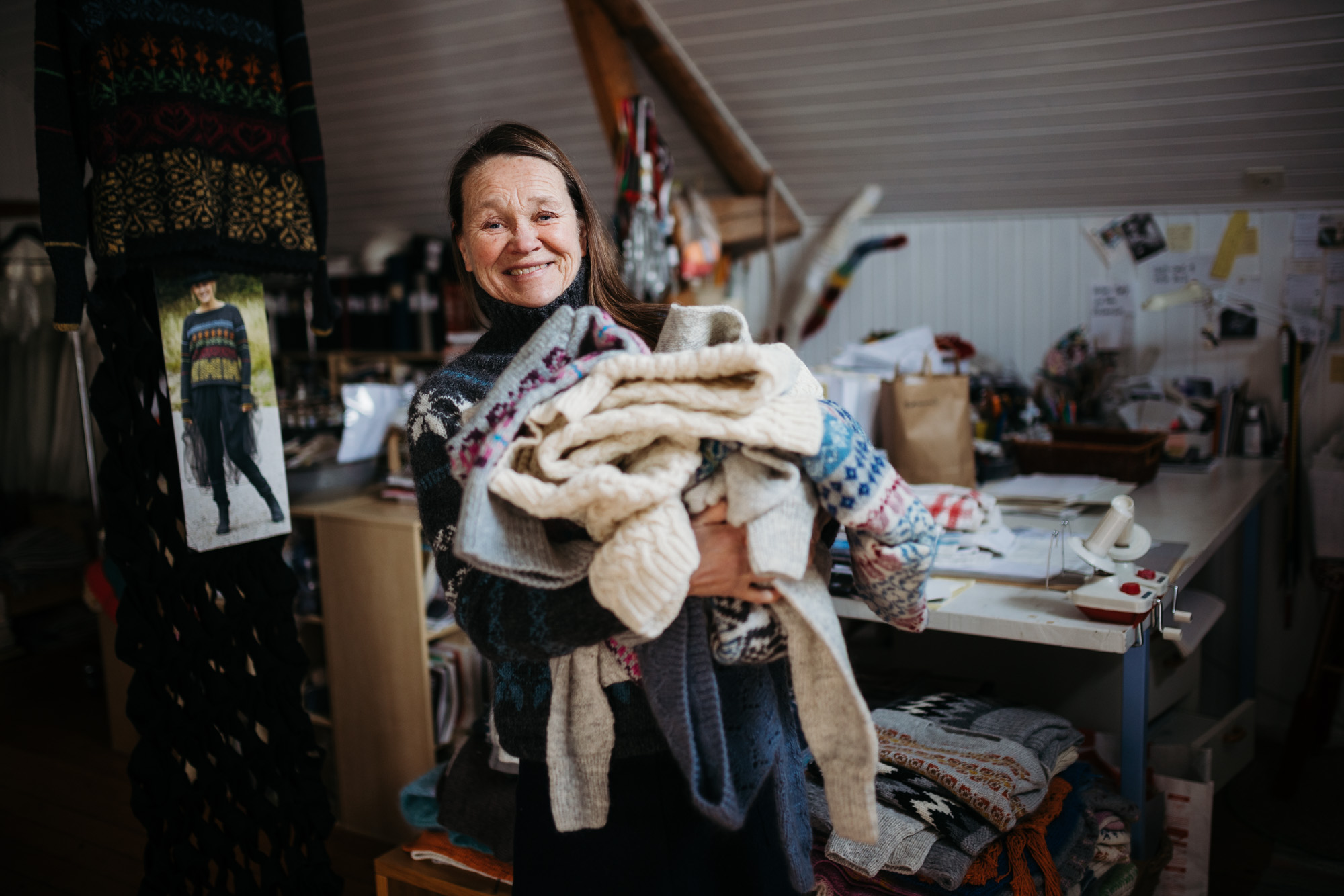 Katarina Segerbrand, Konsumtion, Garn, Sticka, Bra material