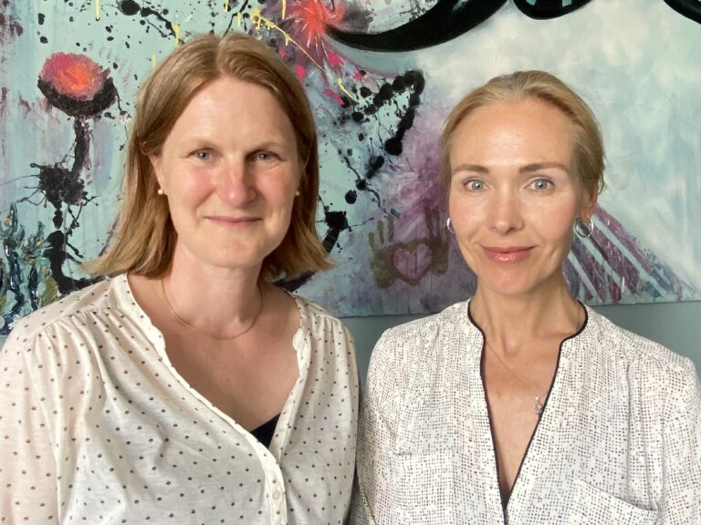 Margita Toftén och Charlotta Söderbom