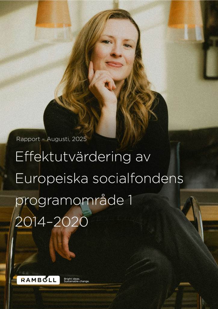 Slutrapport Effektutvärdering PO1 inom Europeiska Socialfonden