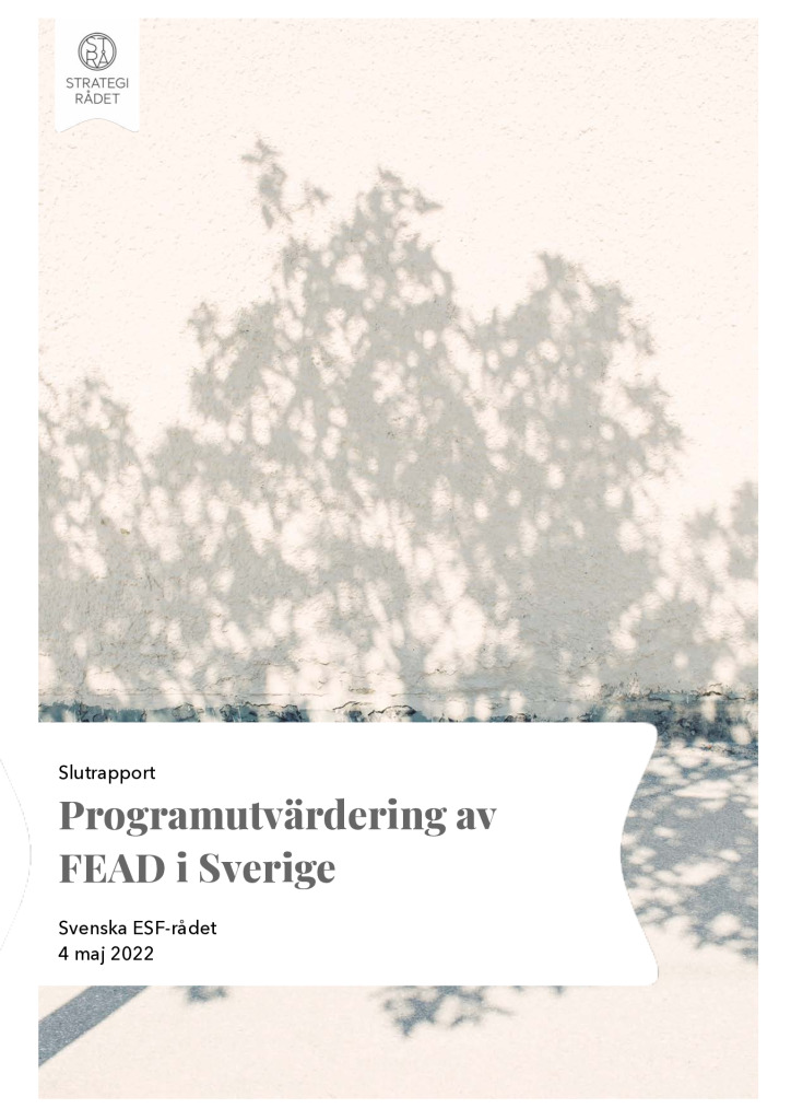 Slutrapport_Programutvardering av FEAD i Sverige